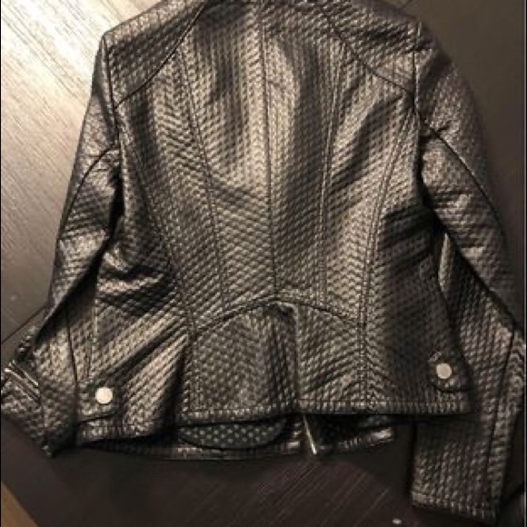 Karl Lagerfeld faux leather bomber jacket - Picture 3 of 4